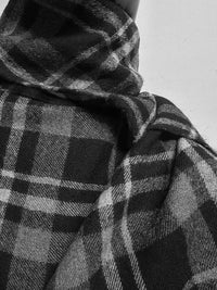 Soft Boiled Wool Flannel Plaid - L'Etoffe Fabrics LLC