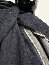 Soft Drape Indigo Twill Shirting - L'Etoffe Fabrics LLC