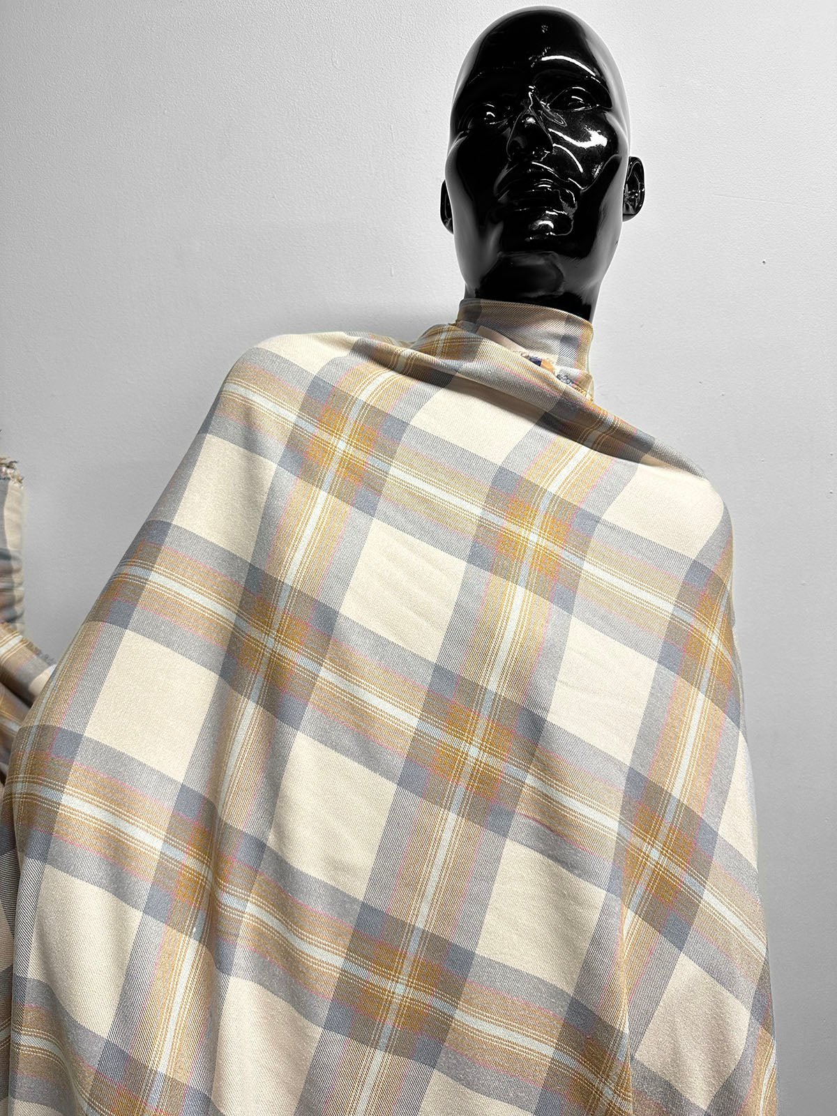 Soft Draping Flannel Plaid Rayon Pajama Twill - L'Etoffe Fabrics LLC