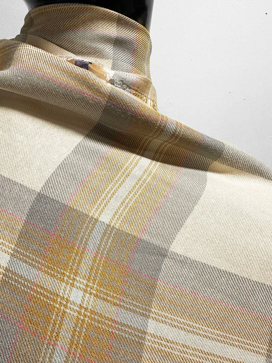 Soft Draping Flannel Plaid Rayon Pajama Twill - L'Etoffe Fabrics LLC