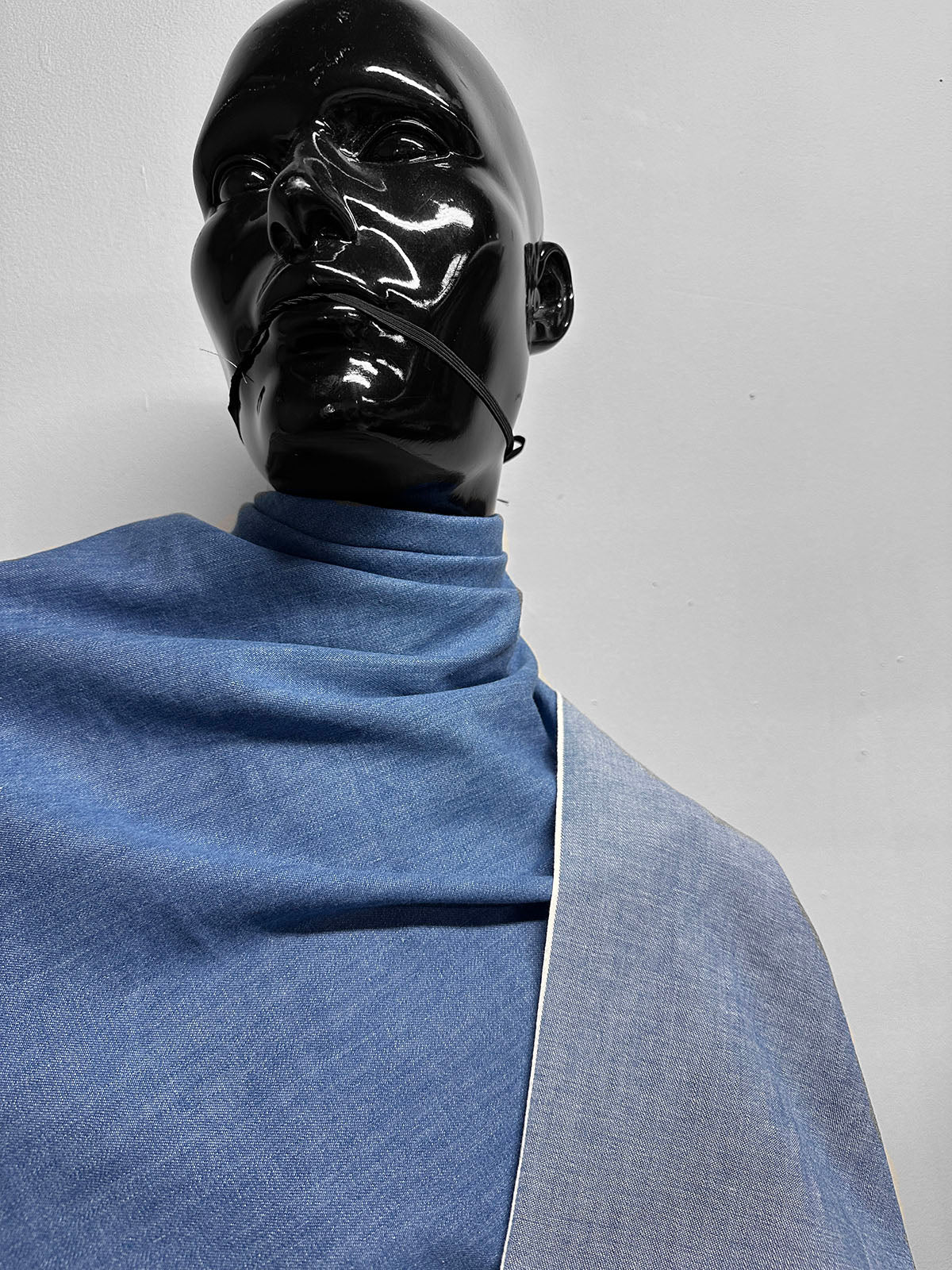 Soft Draping Selvedge Chambray Shirting - L'Etoffe Fabrics LLC