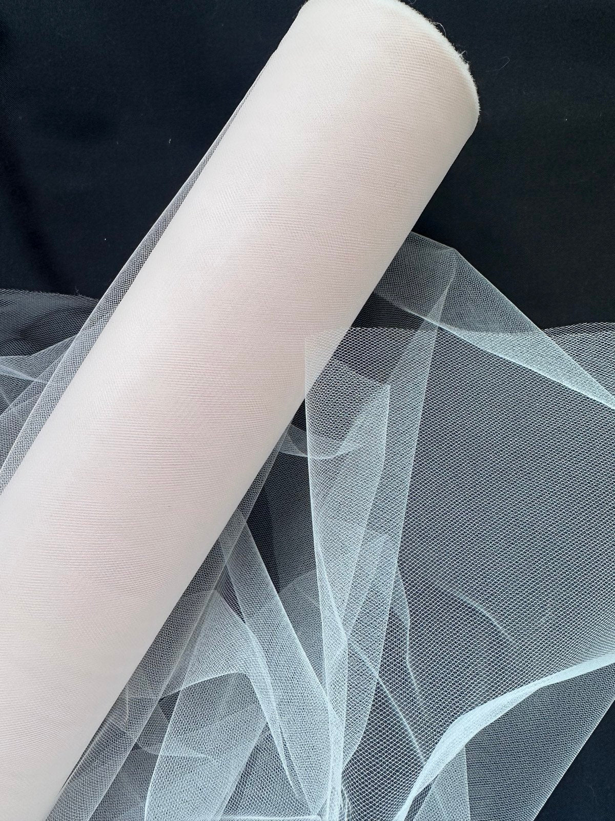 Soft Fine Tulle In Powder Pink - L'Etoffe Fabrics LLC