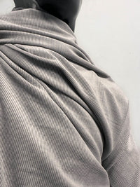 Soft Two Tone Gray Corduroy - L'Etoffe Fabrics LLC