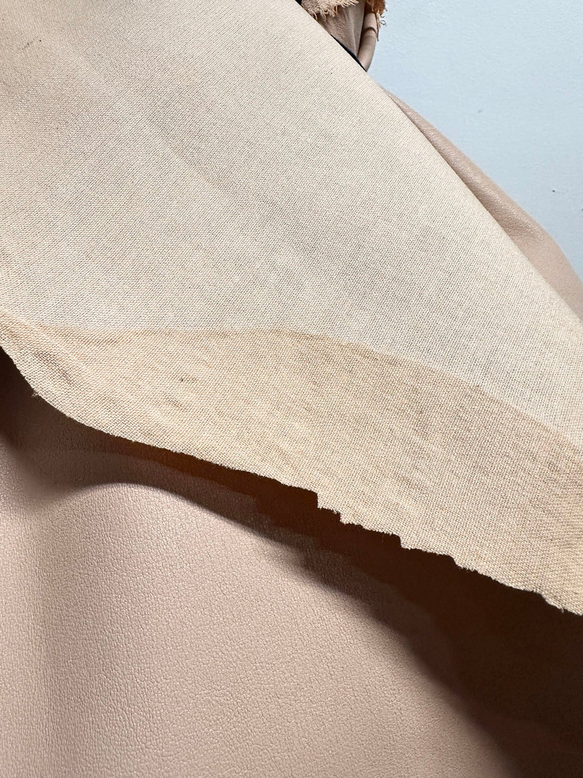 Stretch Lambskins In Desert Sand - L'Etoffe Fabrics LLC