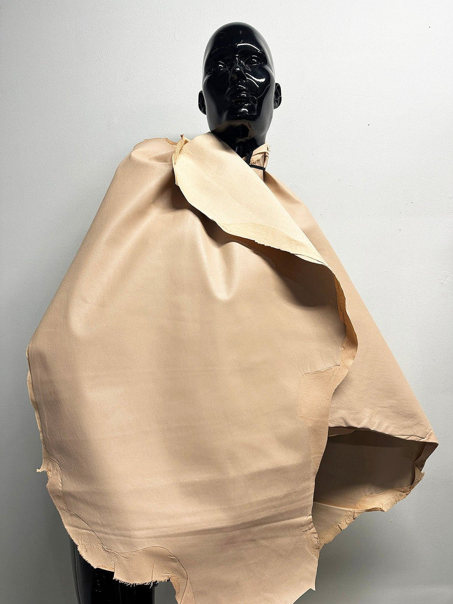Stretch Lambskins In Desert Sand - L'Etoffe Fabrics LLC