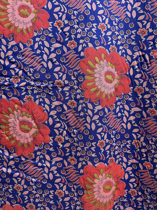 Summer Double Border Rayon Challis - L'Etoffe Fabrics LLC