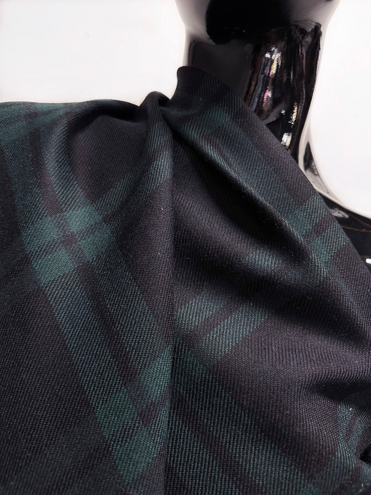 Tartan Wool Twill Gabardine - L'Etoffe Fabrics LLC