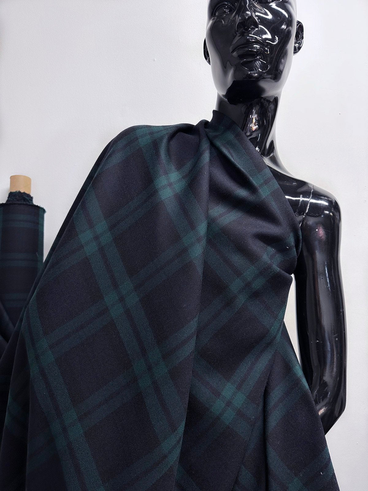 Tartan Wool Twill Gabardine - L'Etoffe Fabrics LLC