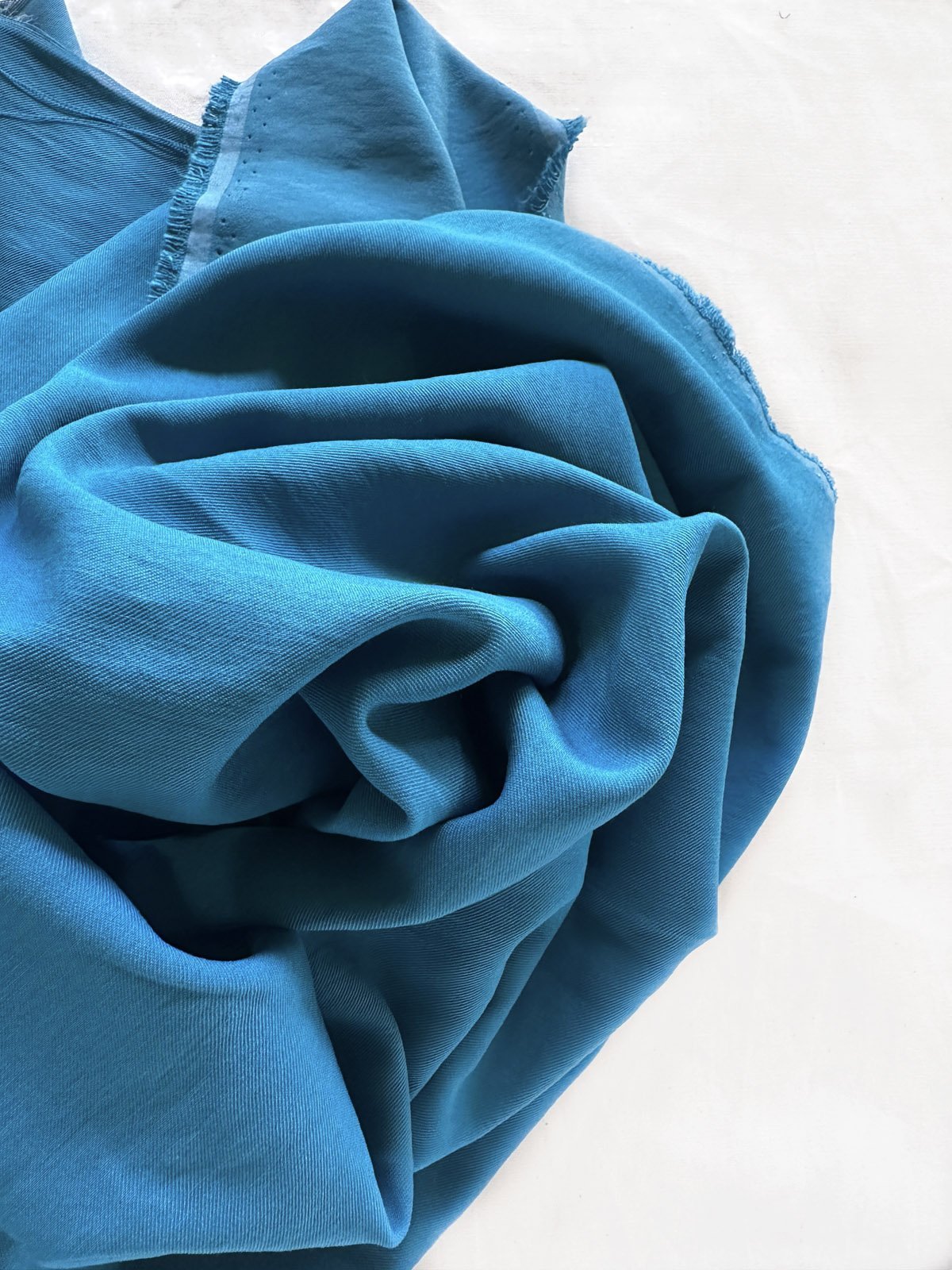 Teal Relaxed Viscose Suiting - L'Etoffe Fabrics LLC