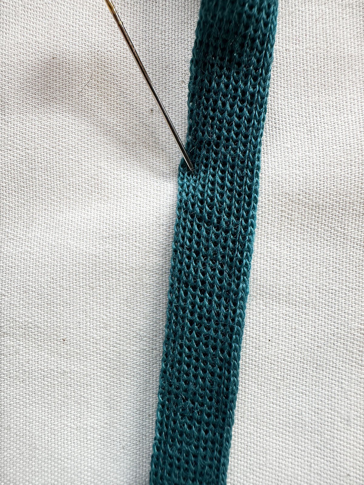 Teal Wool Knit Binder - L'Etoffe Fabrics LLC