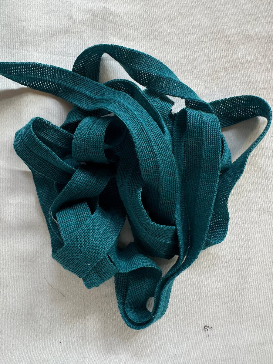 Teal Wool Knit Binder - L'Etoffe Fabrics LLC