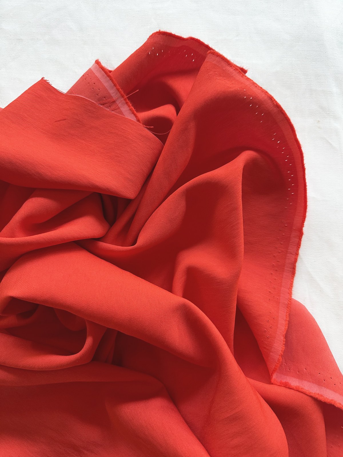 Tomato Relaxed Viscose Suiting - L'Etoffe Fabrics LLC