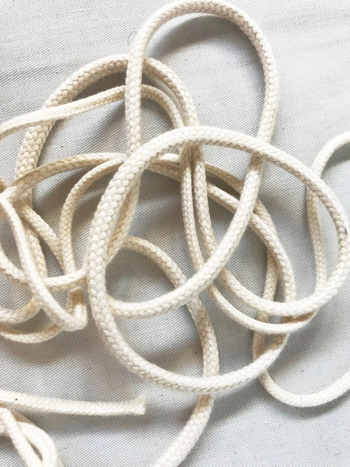 Unbleached Certified Organic Cotton Cord - L'Etoffe Fabrics LLC