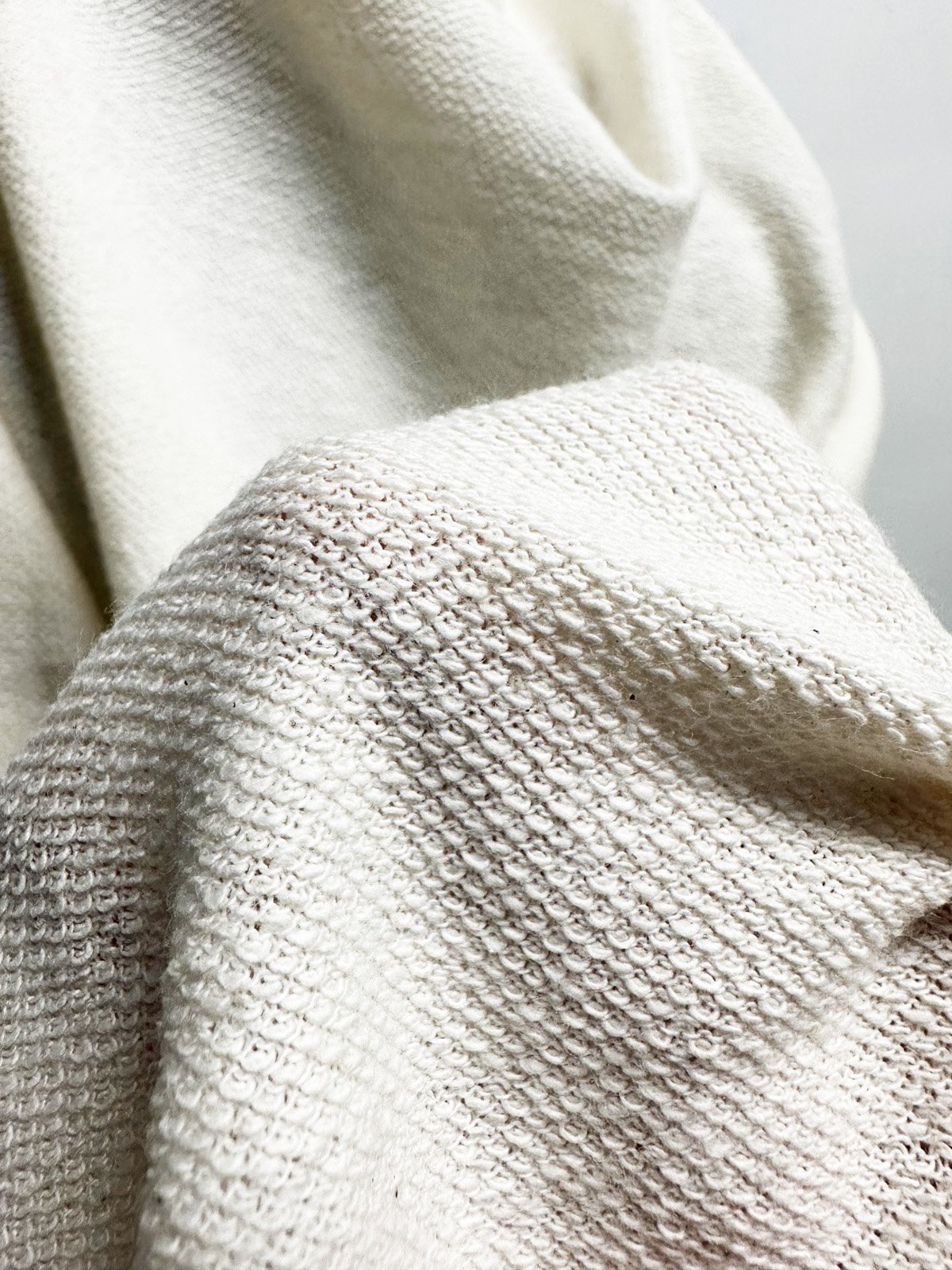 Unbleached Cotton Pique Knit - L'Etoffe Fabrics LLC