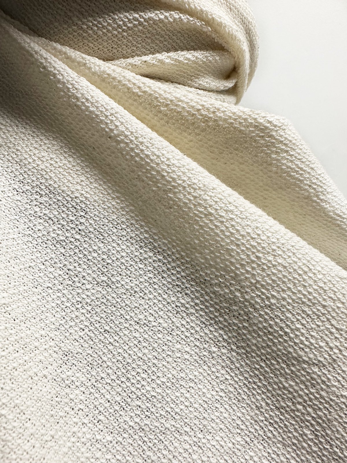 Unbleached Cotton Pique Knit - L'Etoffe Fabrics LLC