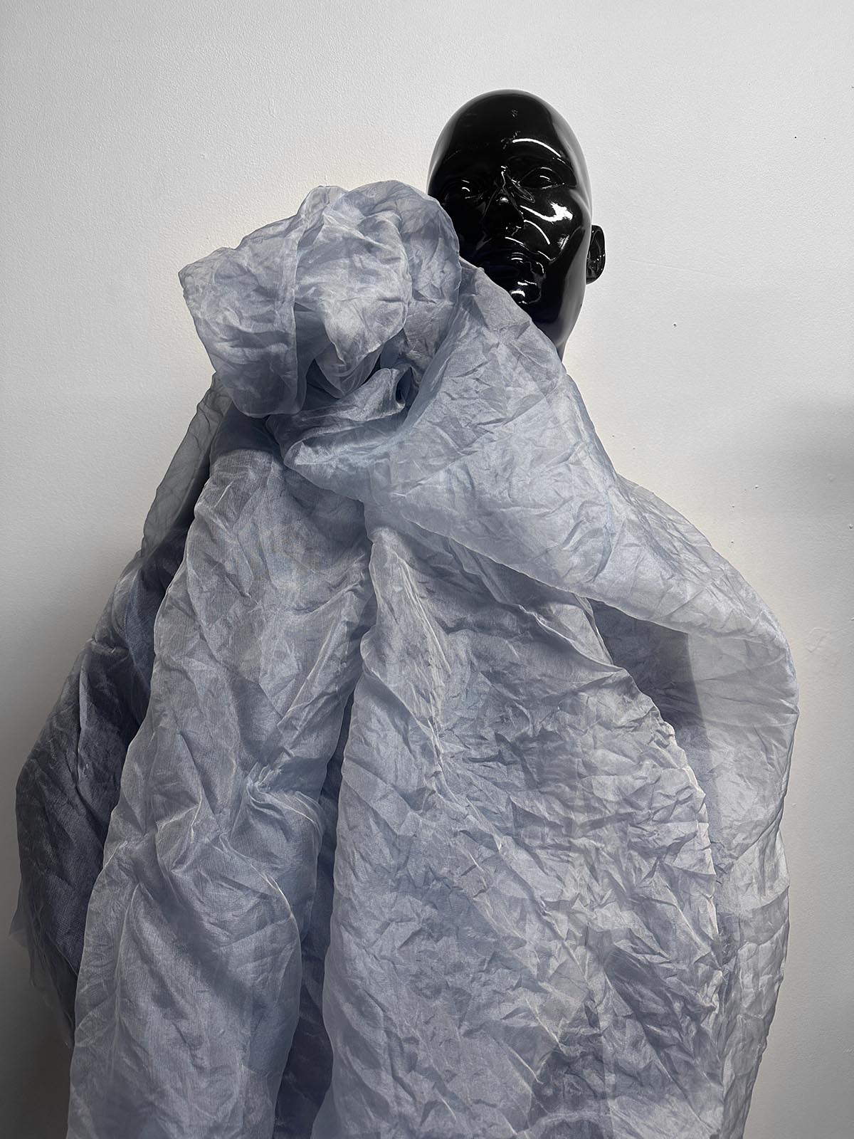 Underlining Organza Light Blue Per 5 Yards - L'Etoffe Fabrics LLC