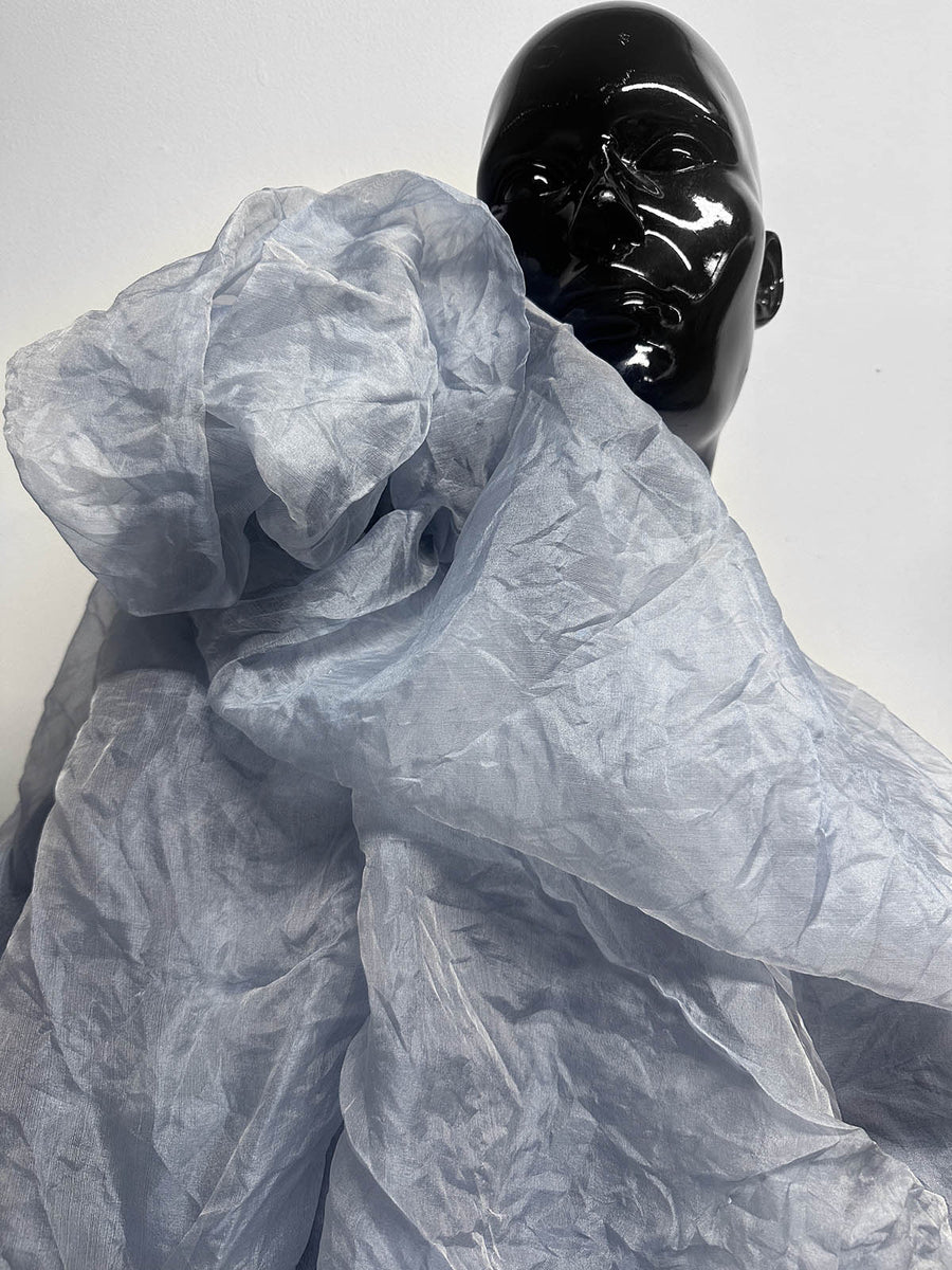 Underlining Organza Light Blue Per 5 Yards - L'Etoffe Fabrics LLC