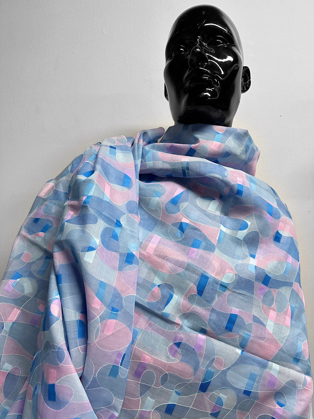Vintage Abstract Cotton Voile - L'Etoffe Fabrics LLC