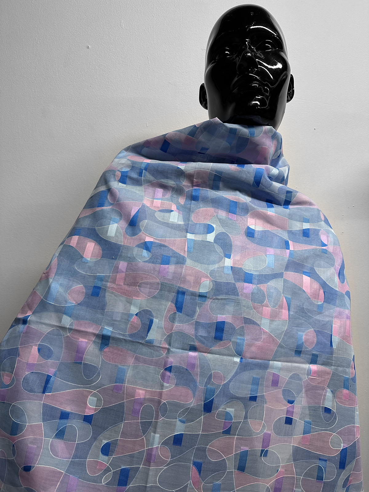 Vintage Abstract Cotton Voile - L'Etoffe Fabrics LLC