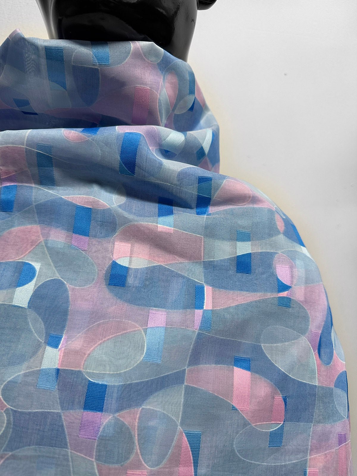 Vintage Abstract Cotton Voile - L'Etoffe Fabrics LLC