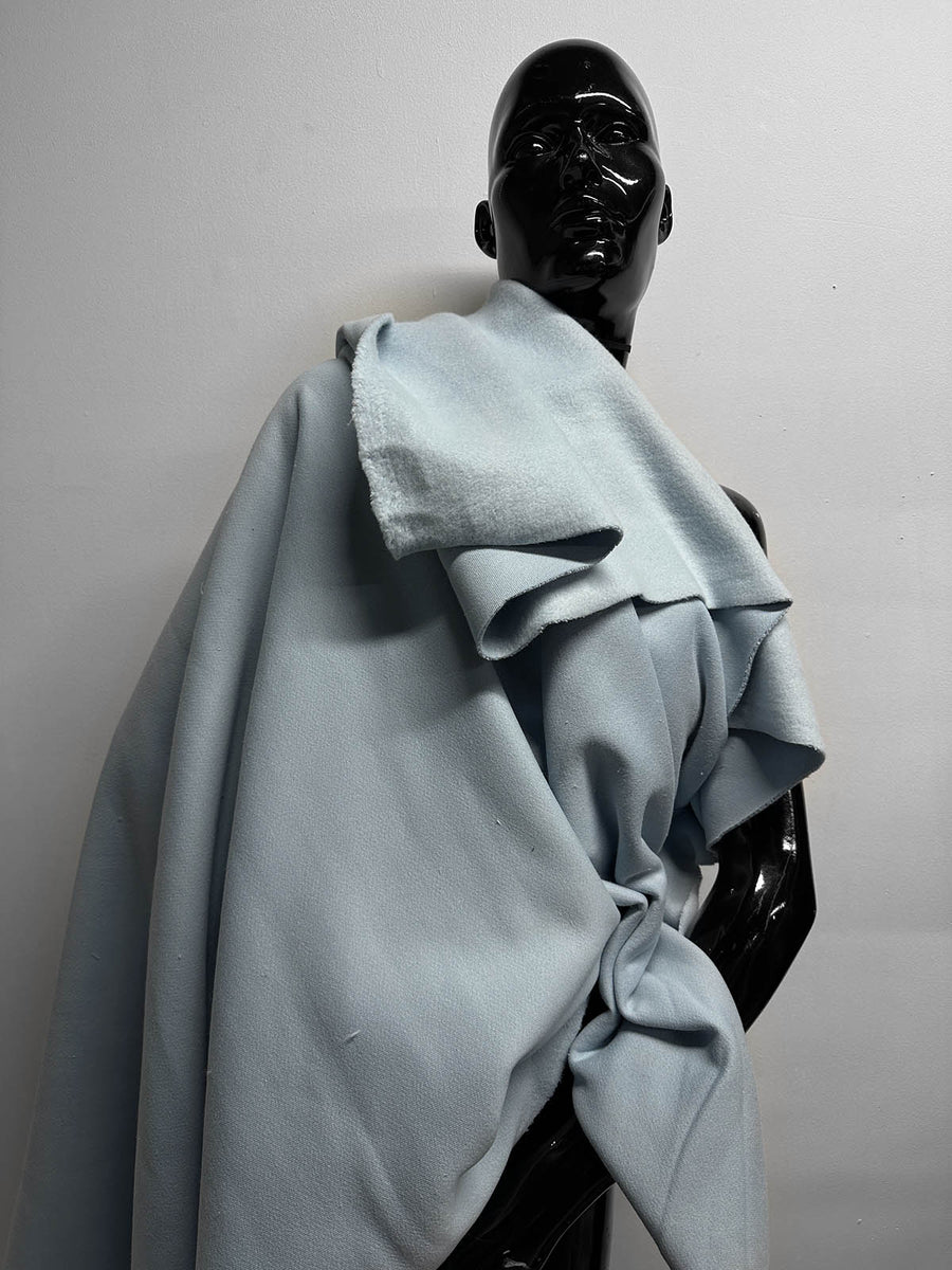 Vintage Blue Heavy Soft Cotton Sweatshirt Fleece 23 oz - L'Etoffe Fabrics LLC