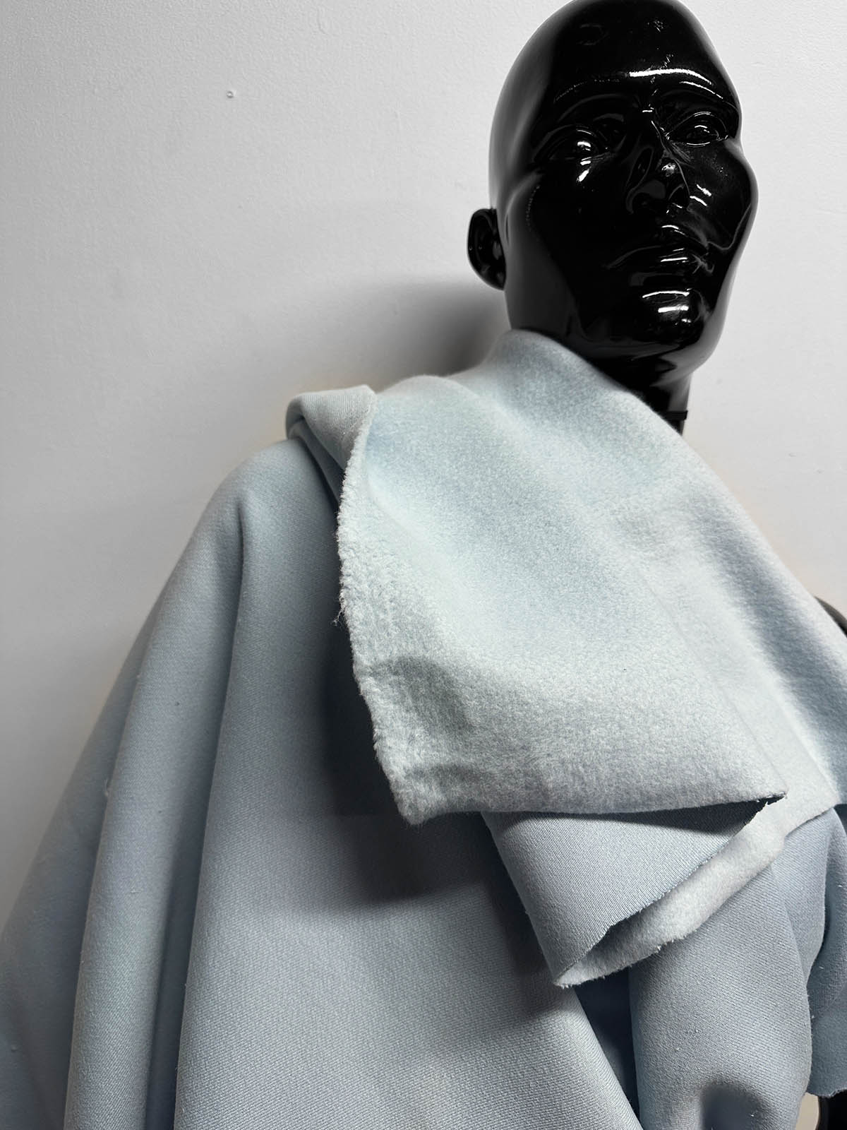 Vintage Blue Heavy Soft Cotton Sweatshirt Fleece 23 oz - L'Etoffe Fabrics LLC