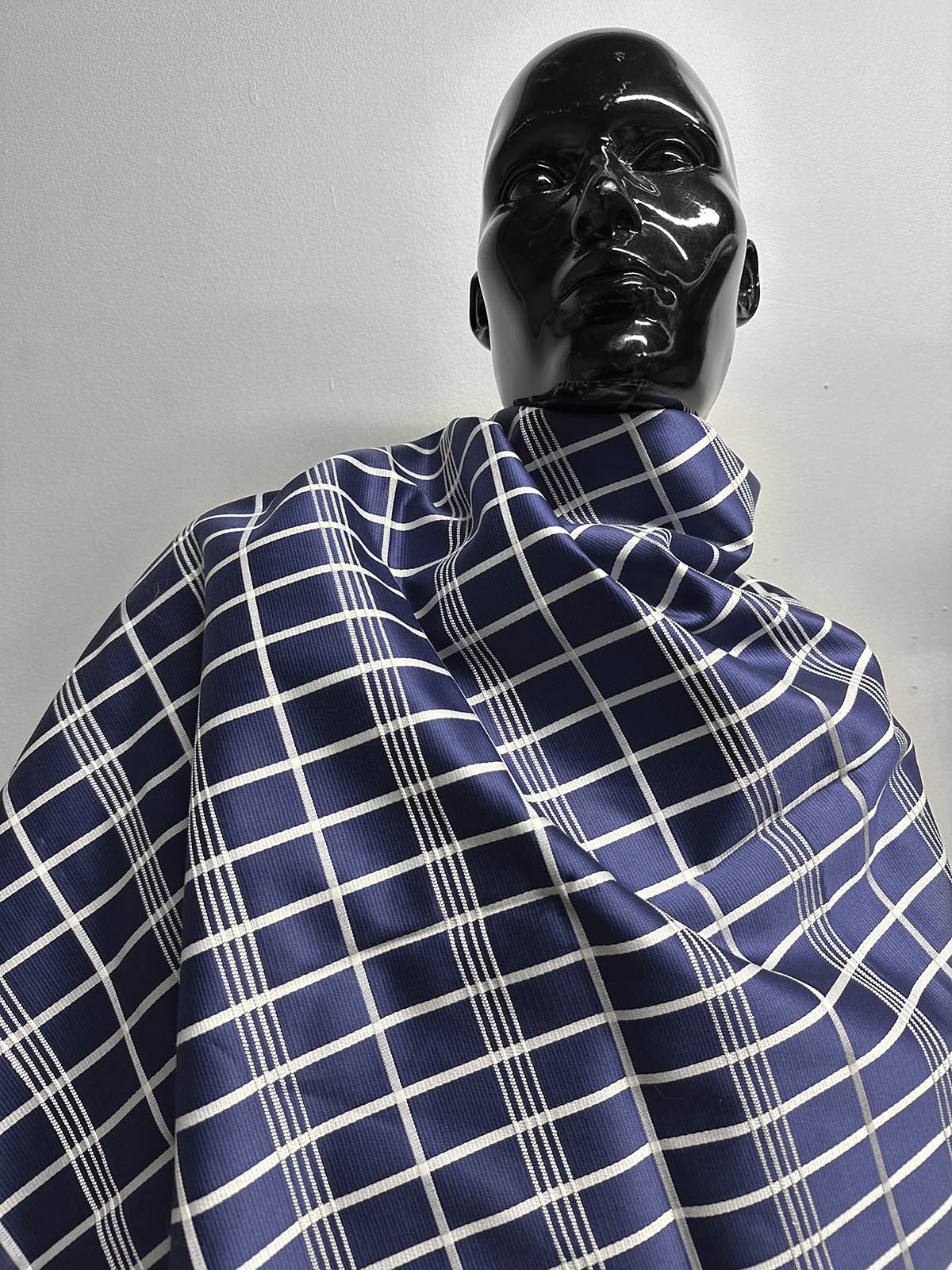 Vintage Cotton Jacquard Window Pane - L'Etoffe Fabrics LLC