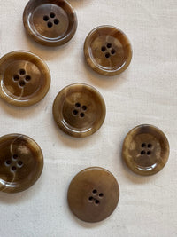 Vintage Italian 1920's Corozo Coat Buttons - 105 - L'Etoffe Fabrics LLC