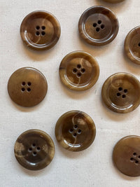 Vintage Italian 1920's Corozo Coat Buttons - 105 - L'Etoffe Fabrics LLC