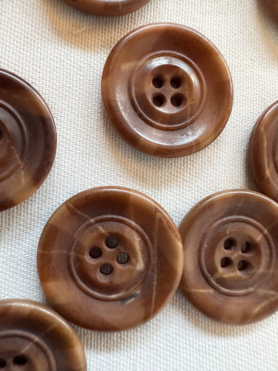 Vintage Italian 1920's Corozo Nut Buttons - 106 - L'Etoffe Fabrics LLC