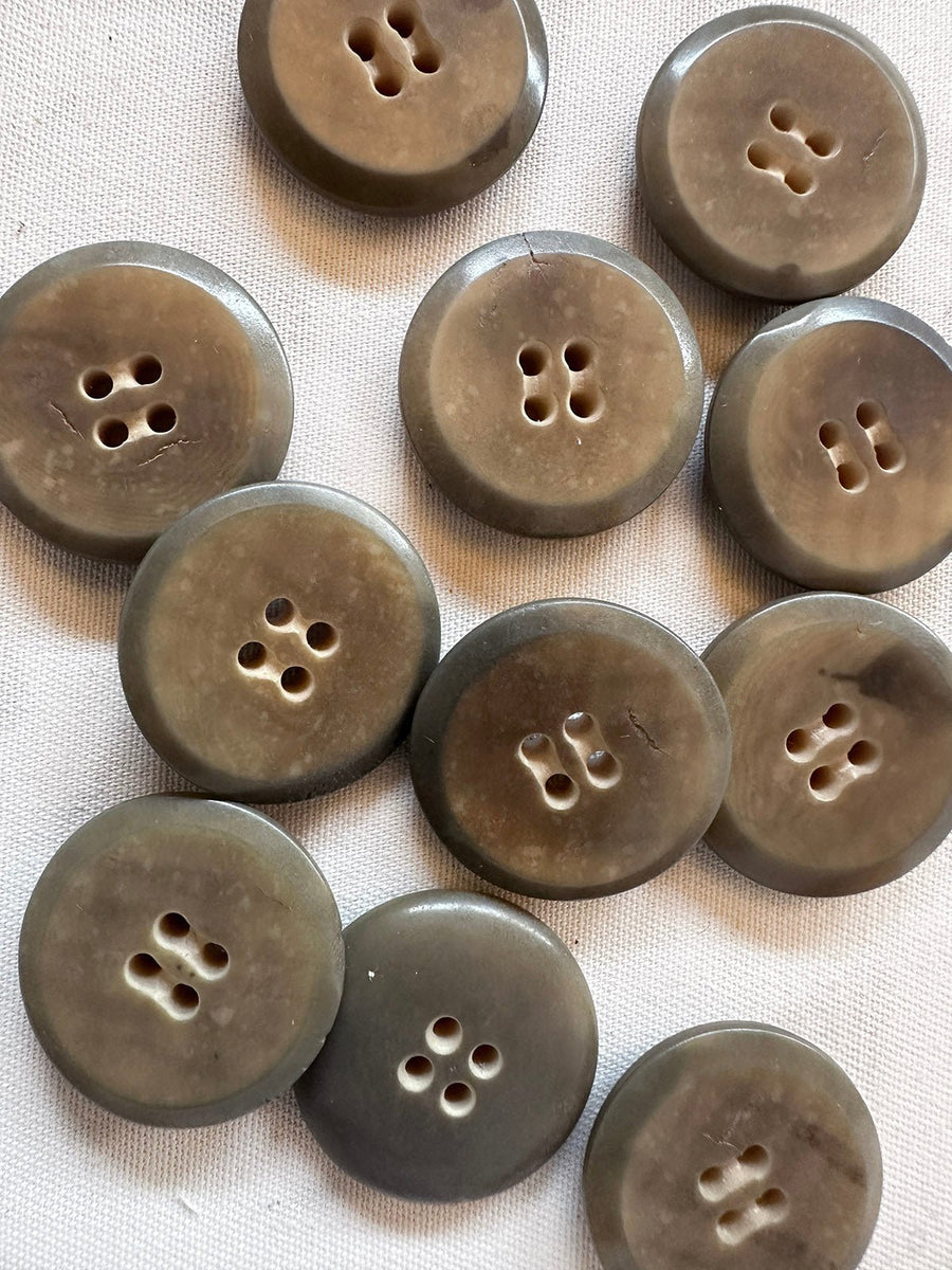 Vintage Italian 1920's Corozo Nut Buttons - 109 - L'Etoffe Fabrics LLC