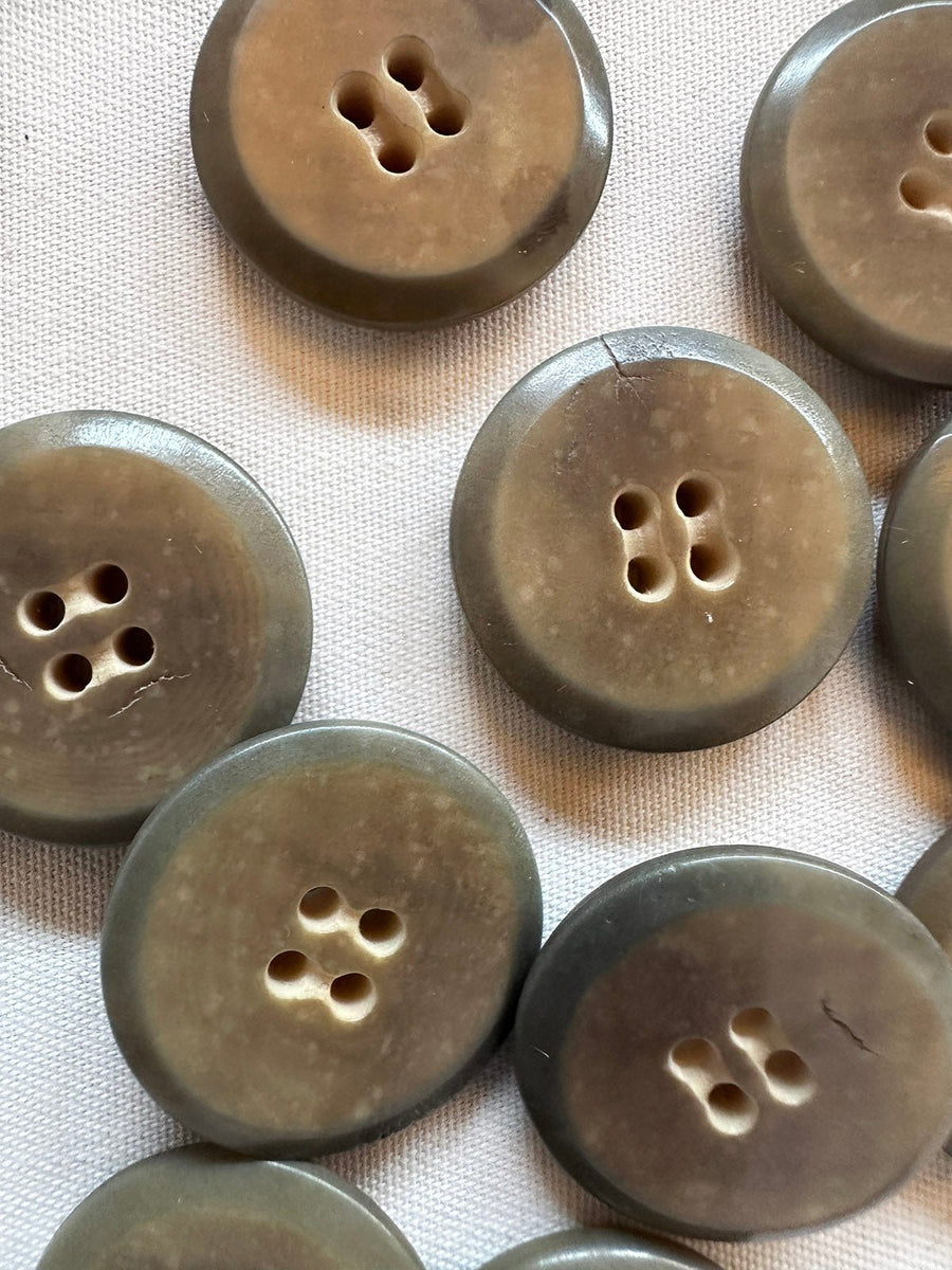 Vintage Italian 1920's Corozo Nut Buttons - 109 - L'Etoffe Fabrics LLC