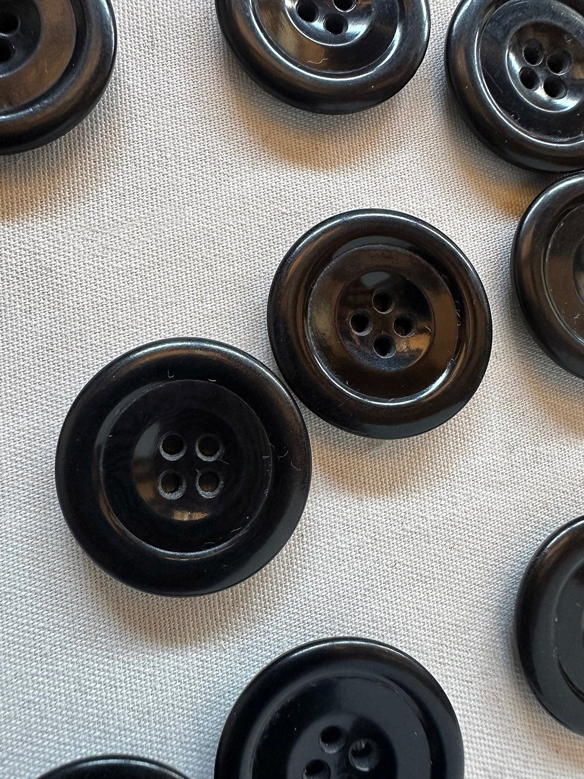 VIntage Italian 1920's Corozo Nut Buttons - 119 - L'Etoffe Fabrics LLC