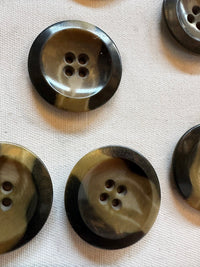 Vintage Italian 1920's Corozo Nut Coat Buttons - 108 - L'Etoffe Fabrics LLC