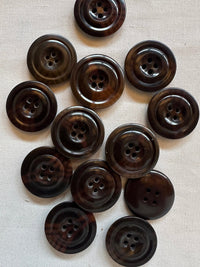 Vintage Italian 1920's Corozo Nut Jacket Buttons 101 - L'Etoffe Fabrics LLC