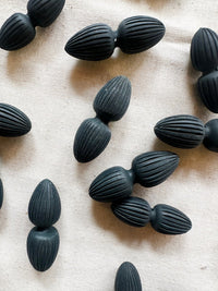 Vintage Italian African Inspired Toggle Buttons - L'Etoffe Fabrics LLC
