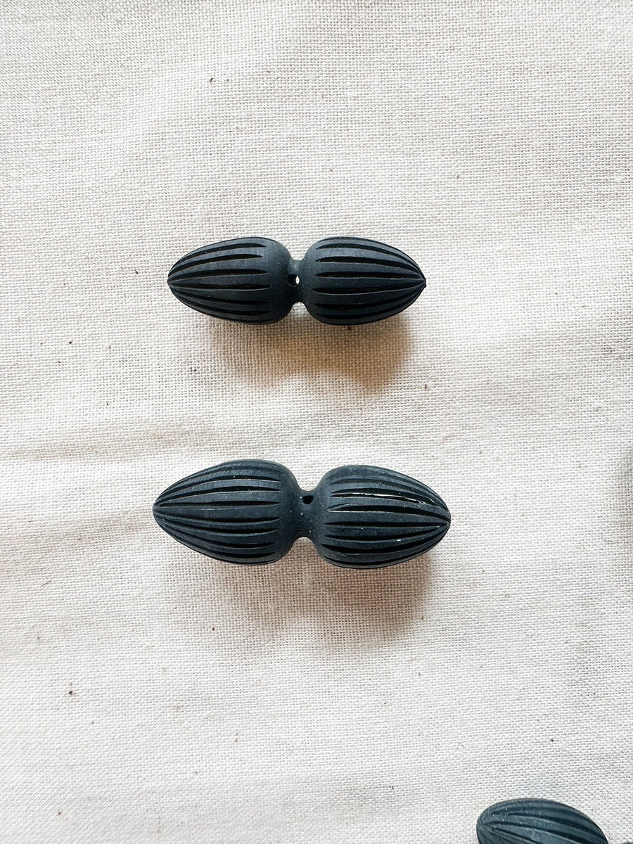 Vintage Italian African Inspired Toggle Buttons - L'Etoffe Fabrics LLC