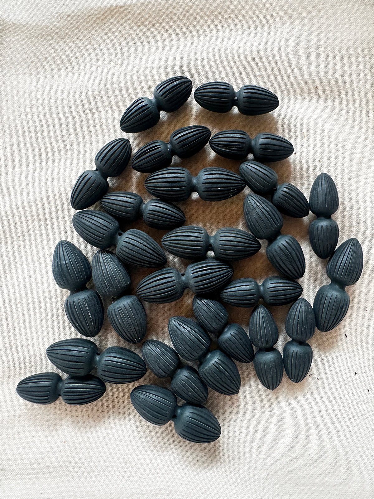 Vintage Italian African Inspired Toggle Buttons - L'Etoffe Fabrics LLC