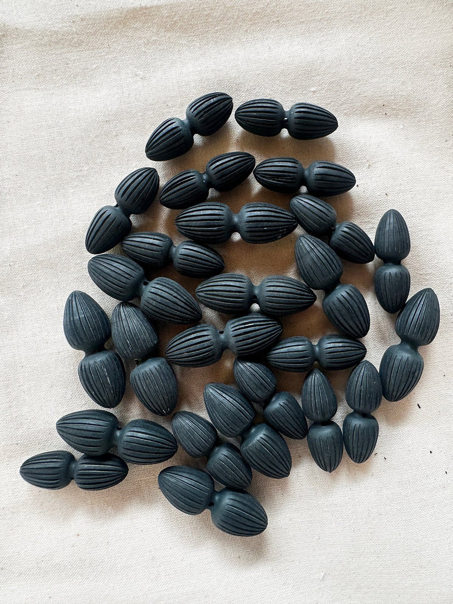 Vintage Italian African Inspired Toggle Buttons - L'Etoffe Fabrics LLC