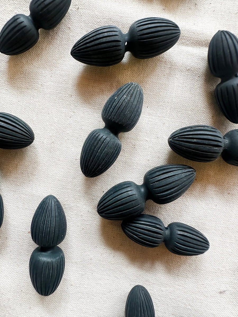 Vintage Italian African Inspired Toggle Buttons - L'Etoffe Fabrics LLC