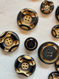 Vintage Italian Carved Buttons - 117 - L'Etoffe Fabrics LLC