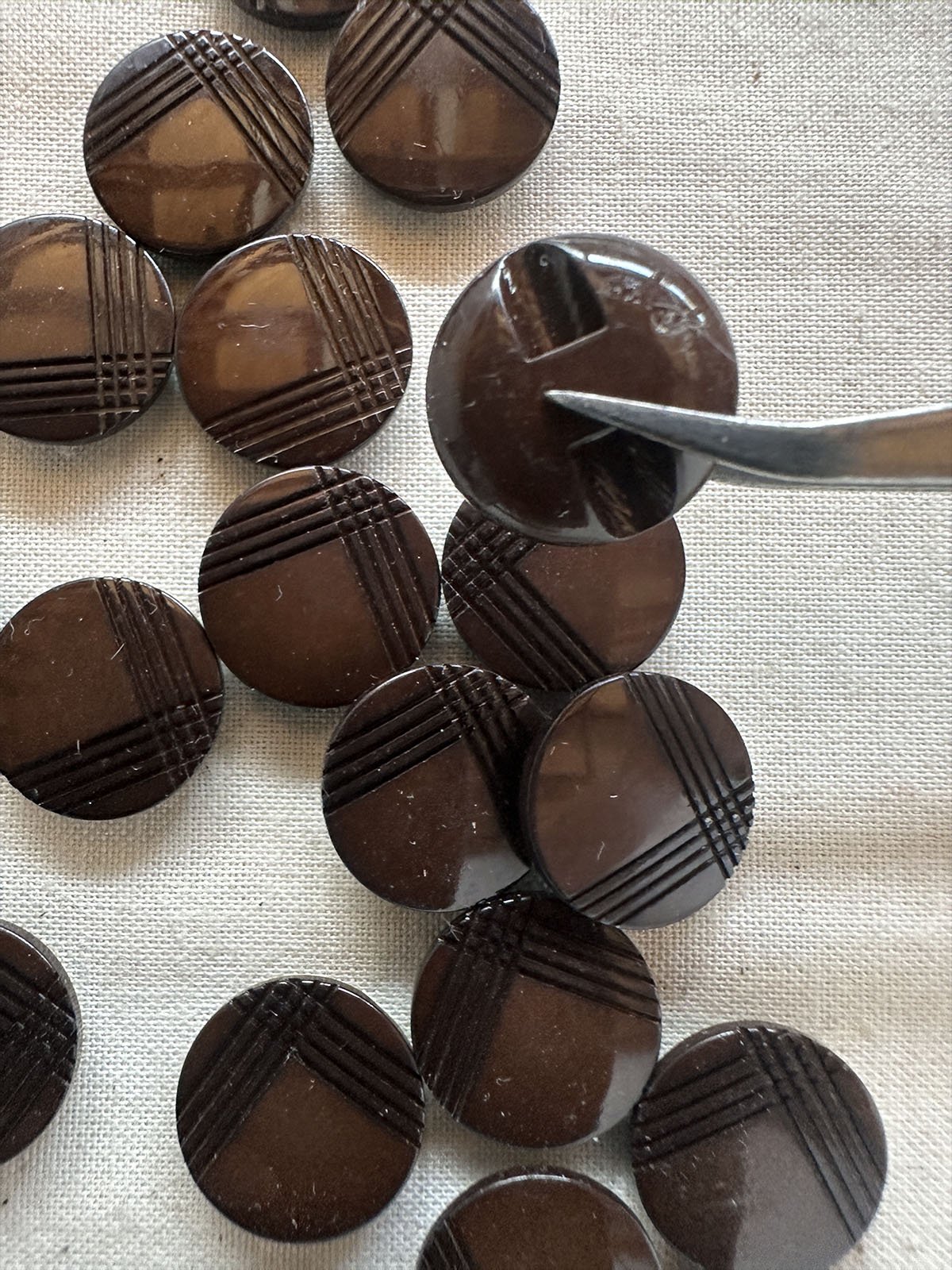 Vintage Italian Chocolate Brown - L'Etoffe Fabrics LLC