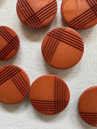 Vintage Italian Cross Hatch Button Bundle - L'Etoffe Fabrics LLC