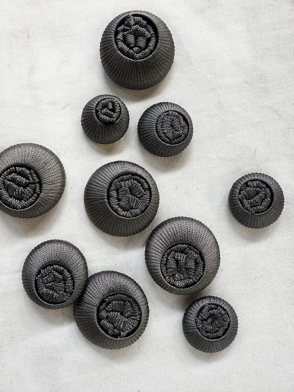 Vintage Italian Futuristic Passementerie Buttons - L'Etoffe Fabrics LLC