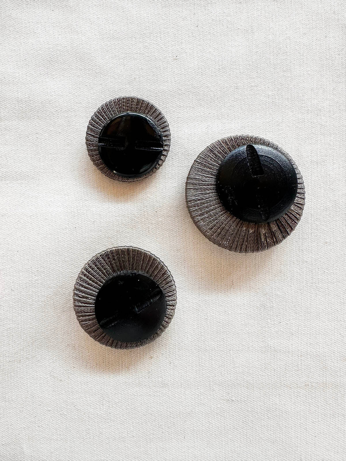 Vintage Italian Futuristic Passementerie Buttons - L'Etoffe Fabrics LLC