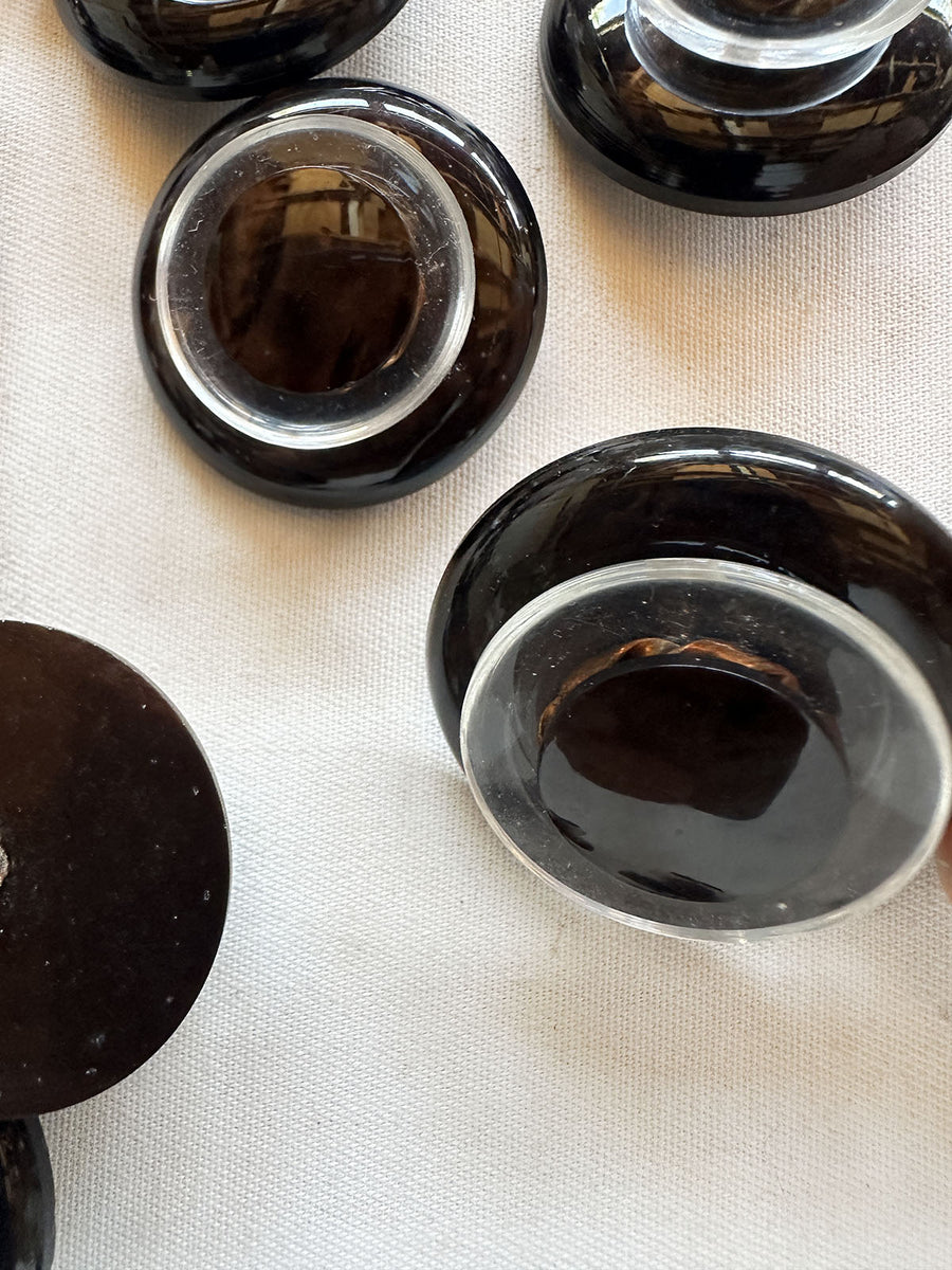 Vintage Italian Industrial Era Design Buttons - L'Etoffe Fabrics LLC