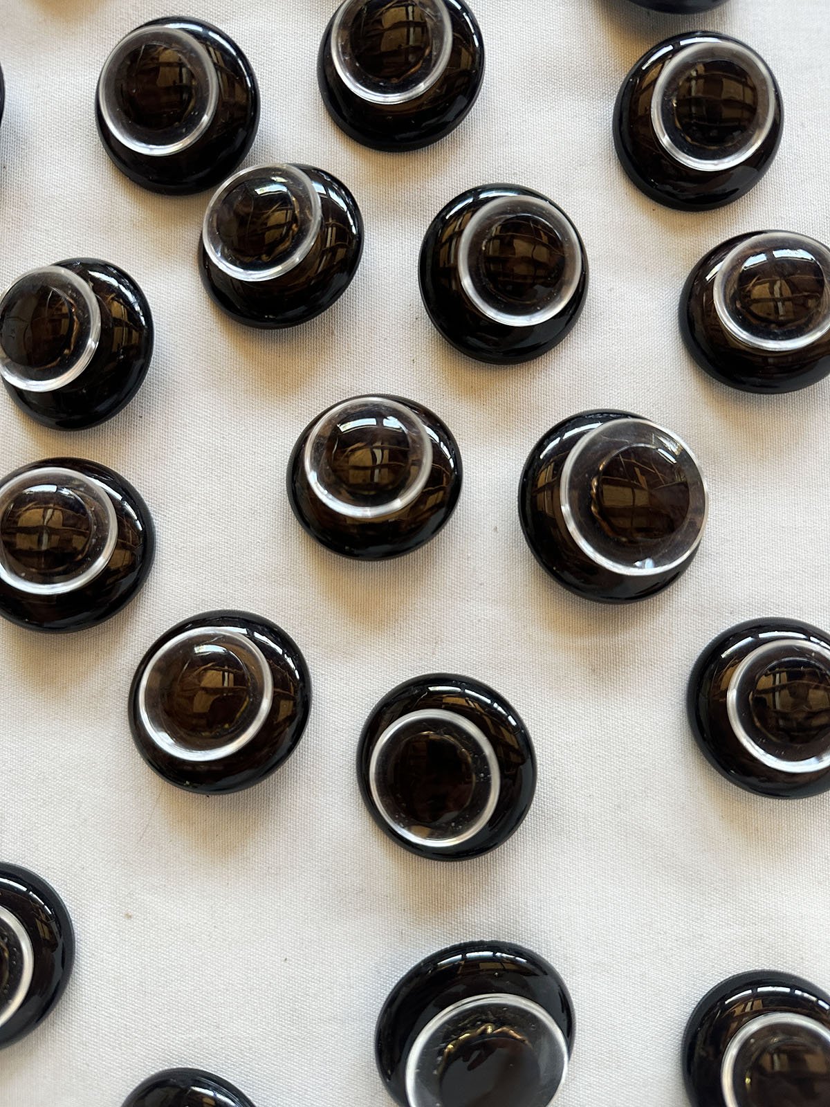 Vintage Italian Industrial Era Design Buttons - L'Etoffe Fabrics LLC