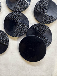 Vintage Italian Lava Rock Buttons - L'Etoffe Fabrics LLC
