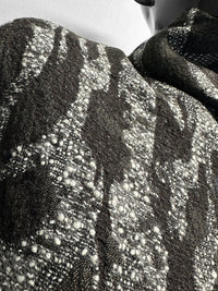 Vintage Italian Soft Double Faced Amoeba Woolen - L'Etoffe Fabrics LLC