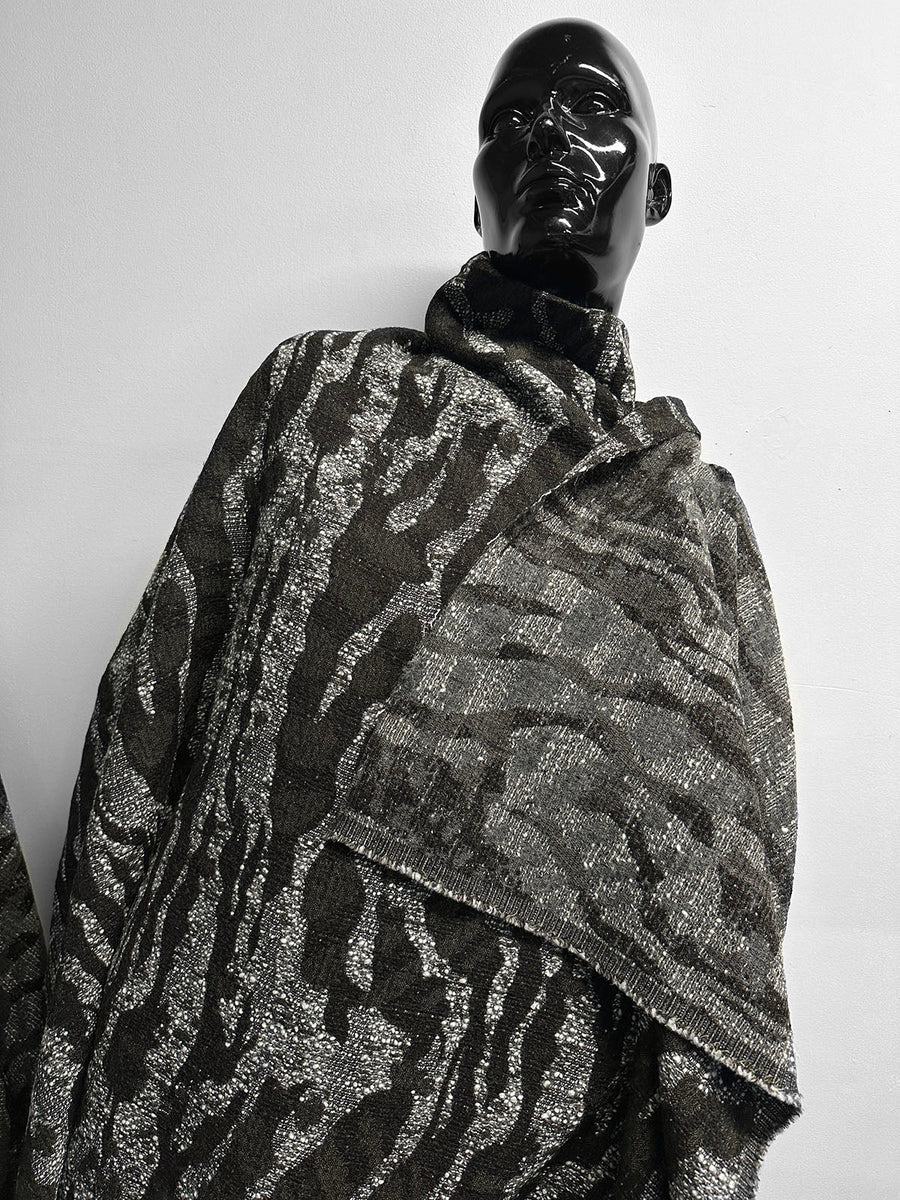 Vintage Italian Soft Double Faced Amoeba Woolen - L'Etoffe Fabrics LLC